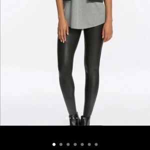 Vers wang leather leggings
